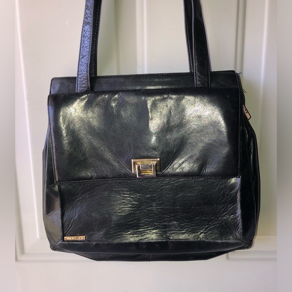Perlina Bags Perlina Black Leather Shoulder Bag Poshmark